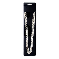 Metallic Silver Chain Necklace