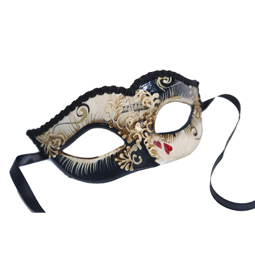 Queen of Hearts Deluxe Italian Masquerade Eye Mask