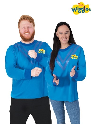 The Wiggles Blue Wiggle Adult Costume Top Fancy That Costumes Sydney
