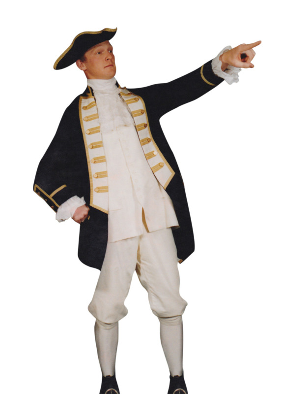 Deluxe Captain Cook Hire Costume*