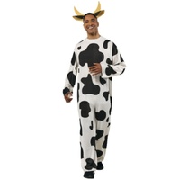 ONLINE ONLY: Cow Furry Onesie Adult Costume
