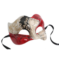 Vivaldi Zane Silver Deluxe Italian Masquerade Eye Mask
