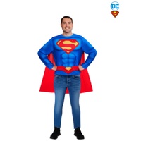 ONLINE ONLY:  Superman Adult Costume Top & Cape