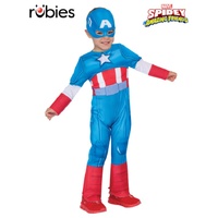 ONLINE ONLY:  Captain America Deluxe Toddler Costume
