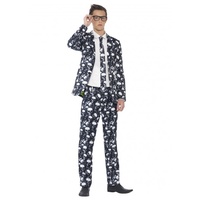 Skeleton Stand Out Suit Teen Costume