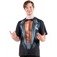 Faux Real Shirt - Tuxedo Stripper