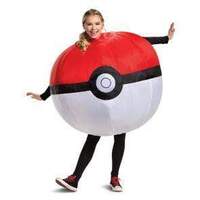 ONLINE ONLY:  Pokemon Poke Ball Inflatable Adult Costume