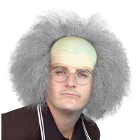 Old Man Mad Scientist Wig