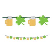 Irish Beer & Shamrock Banner - 3.65m