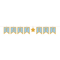Baby Boy Glitter Banner - 3.65m