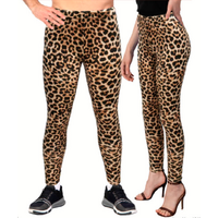 Leopard Footless Tights