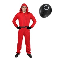 Squid Game Guard Inspired Adult Costume - Circle