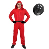 Squid Game Guard Inspired Adult Costume - Square