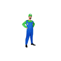 Super Mario Luigi Style Adult Costume