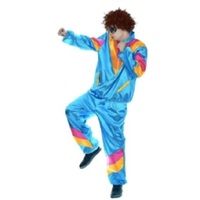 1980s Blue Track Suit Adult Costume