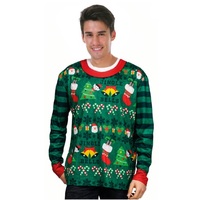 Ugly Christmas Sweater Top - Green