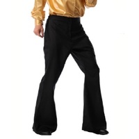 Mens Disco Flares - Black