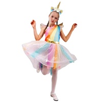 Rainbow Unicorn Princess Kid's Costume