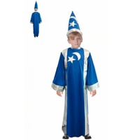 Blue Wizard Kid's Costume