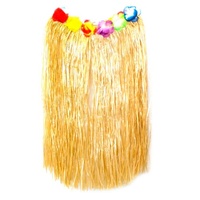 Hawaiian Hula Skirt Natural - 60cm