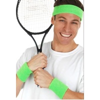 Tennis Sweatbands - Neon Green