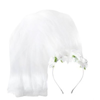 Bridal Veil with Flowers