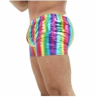Rainbow Metallic Hot pants - One Size