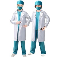 Kids Unisex Doctor Costume with Lab Coat