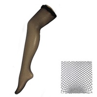 Black Fishnet Pantyhose - Midsize Weave