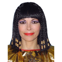 Cleopatra Wig - Black & Gold