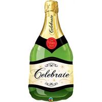 Celebrate Champagne Supershape Foil Balloon - 99cm