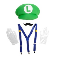 Super Mario Luigi Inspired Adult Accessories Kit