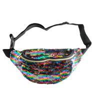 Rainbow Sequin Bum Bag