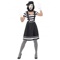 French Mime Artist Womens Costume