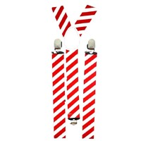 Braces - Christmas Candy Cane Stripe