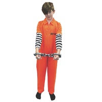 Prisoner Orange Jumpsuit Teen Costume