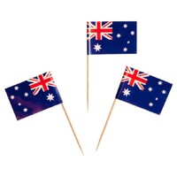 Australian Flag Toothpicks - 50 Pk