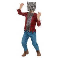 Grey Werewolf Boys Costume