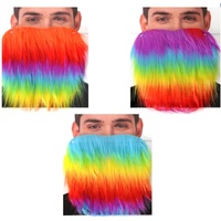Rainbow Party Beard