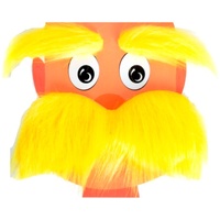 Lorax Inspired Yellow Eyebrows & Moustache Set