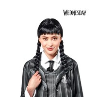 Wednesday Nevermore Academy Adult Wig