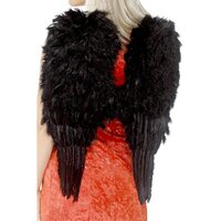 Black Feather Fallen Angel Wings