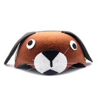 Puppy Dog Hat on Elastic