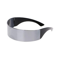 Space Wrap Silver Mirror Glasses