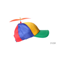 Tweedle Style Rainbow Propeller Cap