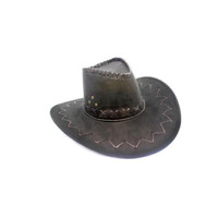 Cowboy Hat - Black Stitch Trim