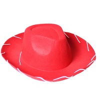 Jessie Style Red Cowboy Hat