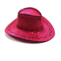 Cowboy Hat - Hot Pink Sequin