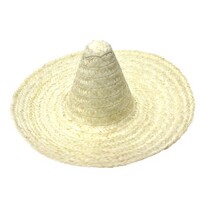 Mexican Plain Straw Sombrero