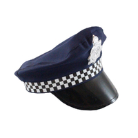 Police Officer Hat - UK Style Navy Blue
